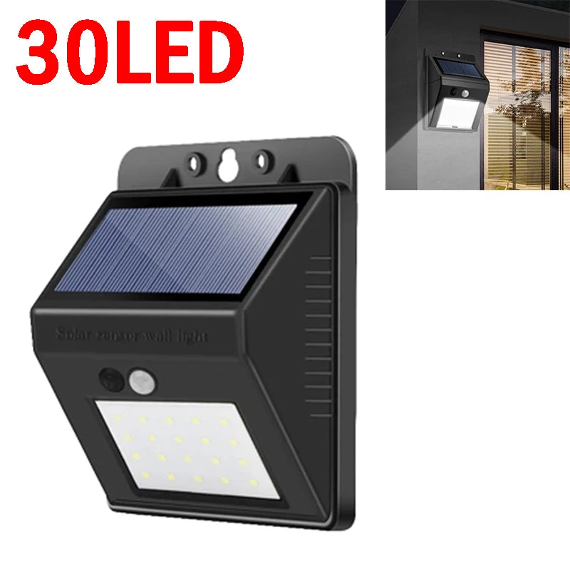 100 LED/180LED Solar Light Outdoor Solar Lamp Sunlight Waterproof PIR Motion Sensor Light for Garden Decoration Yard Solar Light