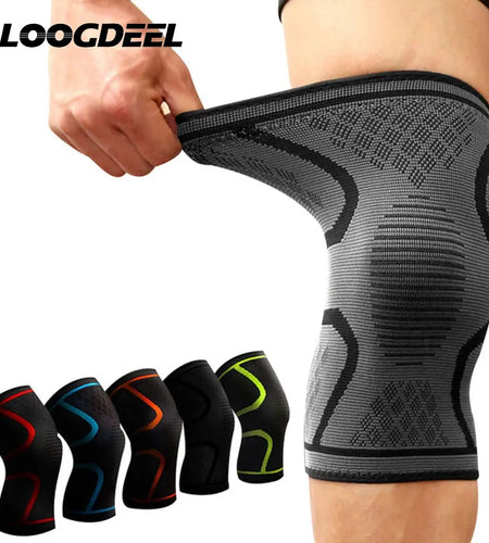 1PCS Fitness Running Cycling Knee Support Braces Elastic Nylon Sport Compression Knee Pad Sleeve for Basketball Volleyball