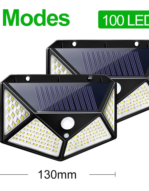 Load image into Gallery viewer, 100 LED/180LED Solar Light Outdoor Solar Lamp Sunlight Waterproof PIR Motion Sensor Light for Garden Decoration Yard Solar Light
