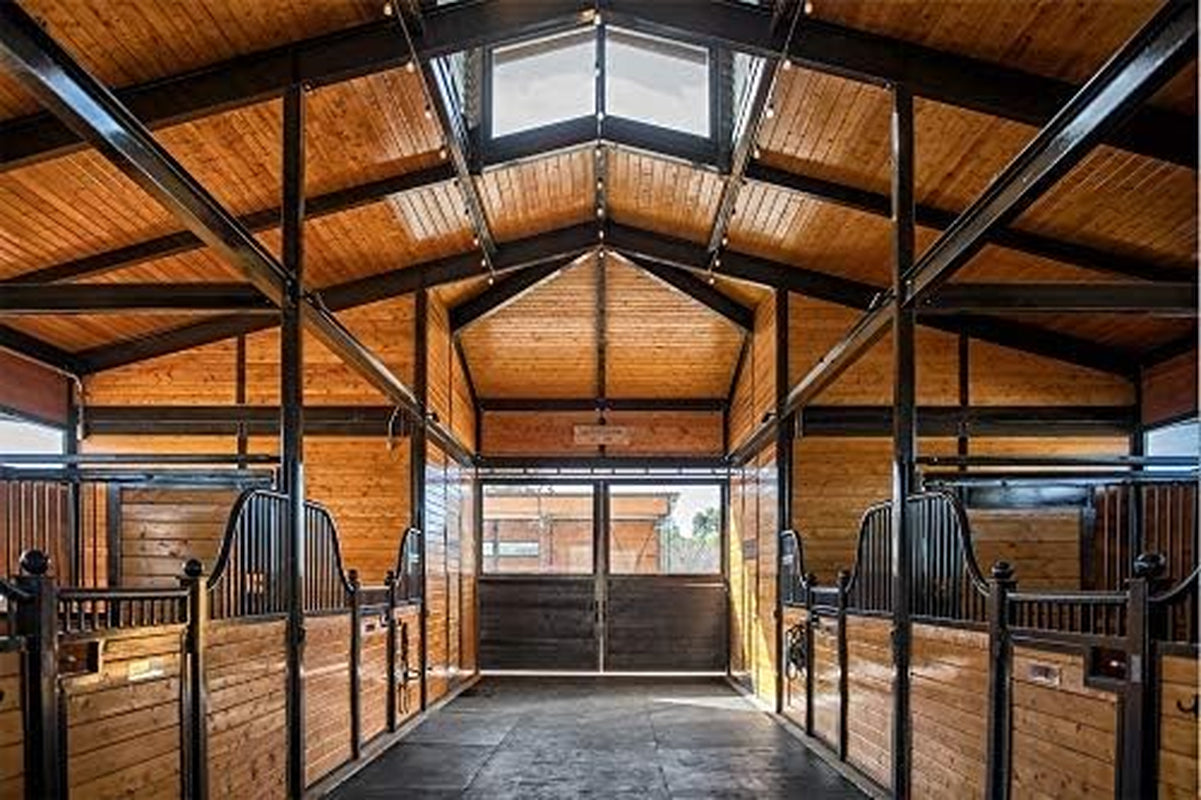 American Floor Tiles - Heavy Duty Stall Tiles - Stable/Horse Tiles - Thick, Durable Rubber Flooring Solid Black 8' X 20' Set 1/2" Thick (40 Tiles Total)