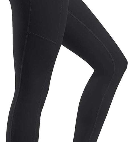 2 Pack High Waist Yoga Pants, Pocket Yoga Pants Tummy Control Workout Running 4 Way Stretch Yoga Leggings