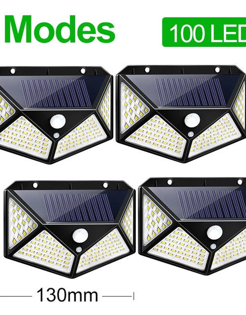 Load image into Gallery viewer, 100 LED/180LED Solar Light Outdoor Solar Lamp Sunlight Waterproof PIR Motion Sensor Light for Garden Decoration Yard Solar Light
