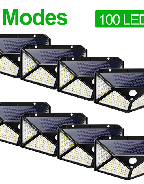 Load image into Gallery viewer, 100 LED/180LED Solar Light Outdoor Solar Lamp Sunlight Waterproof PIR Motion Sensor Light for Garden Decoration Yard Solar Light
