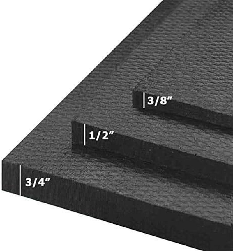 American Floor Tiles - Heavy Duty Stall Tiles - Stable/Horse Tiles - Thick, Durable Rubber Flooring Solid Black 8' X 20' Set 1/2" Thick (40 Tiles Total)
