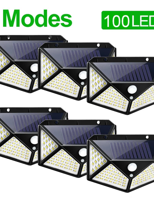 Load image into Gallery viewer, 100 LED/180LED Solar Light Outdoor Solar Lamp Sunlight Waterproof PIR Motion Sensor Light for Garden Decoration Yard Solar Light
